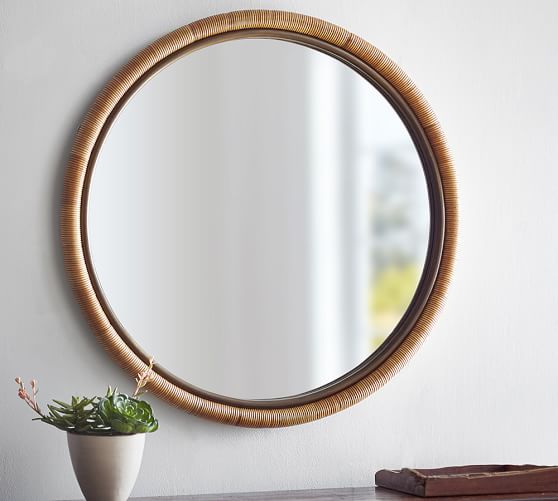 Addison Round Mirror Pottery Barn