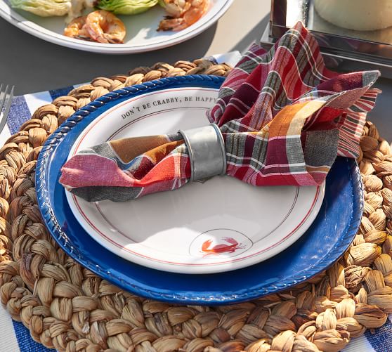 Round Water Hyacinth Placemat, Set of 4 Pottery Barn