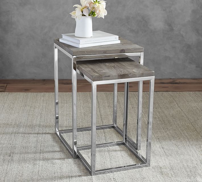 durham nesting side table | pottery barn durham nesting side table | pottery barn
