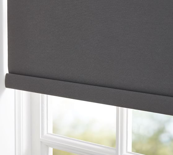 Bali® Cordless Custom Blackout Roller Shade Slate Pottery Barn