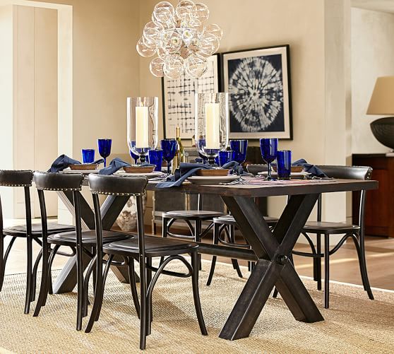 Dining Room Tables Pottery Barn nolan fixed dining table | pottery barn Dining Room Tables Pottery Barn nolan fixed dining table | pottery barn
