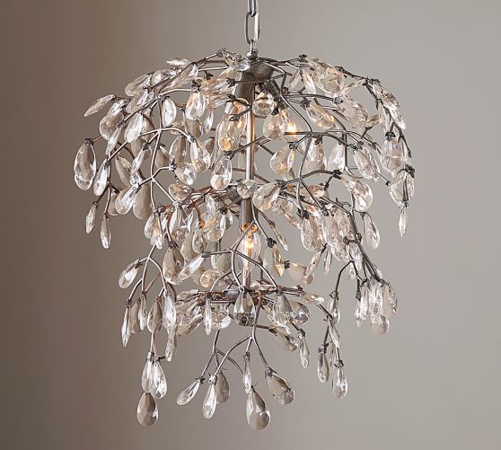 Bella Crystal Round Chandelier Pottery Barn