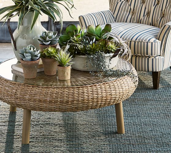 Santa Ana Woven Coffee Table Pottery Barn Santa Ana Woven Coffee Table - Santa Ana Woven Coffee Table Pottery Barn