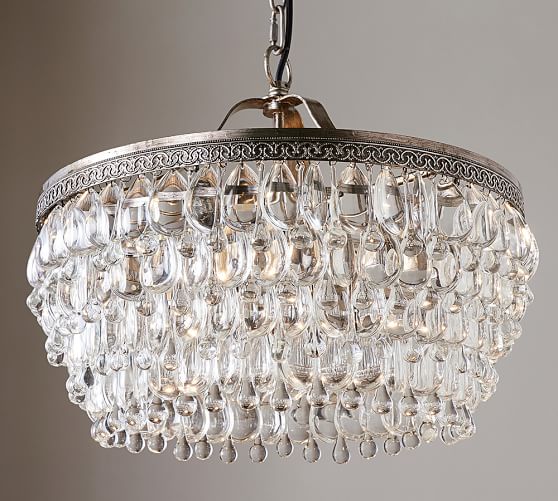 Clarissa Crystal Drop Round Chandelier Pottery Barn Clarissa Crystal Drop Round Chandelier - Clarissa Crystal Drop Round Chandelier Pottery Barn