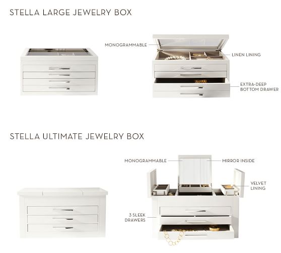 Stella Jewelry Boxes Pottery Barn