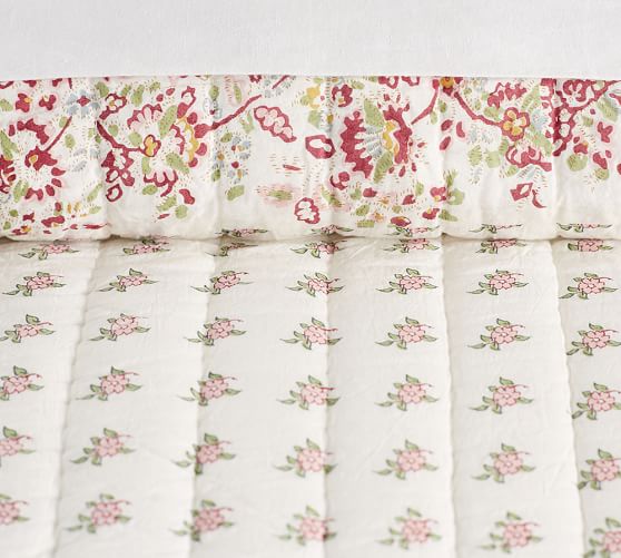 Liviah Reversible Print Quilt & Sham Pottery Barn