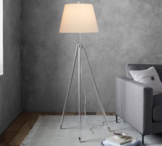 Acrylic Tripod Floor Lamp Pottery Barn