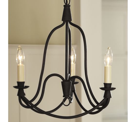 Armonk 3Arm Chandelier Pottery Barn