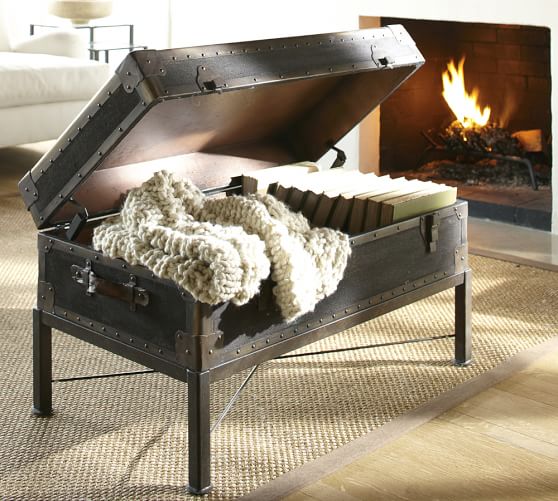 Ludlow Trunk Coffee Table Pottery Barn