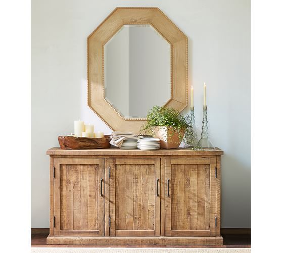 Beaded Octagon Wall Mirror Pottery Barn