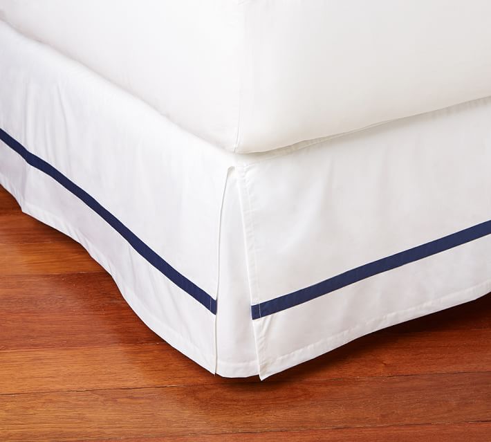 Morgan Organic Bed Skirt Pottery Barn - Morgan Organic Bed Skirt Pottery Barn