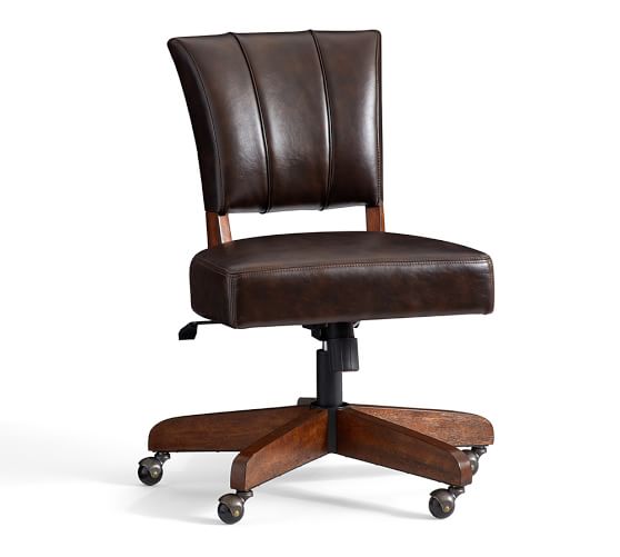 Elliot Swivel Desk Chair Pottery Barn