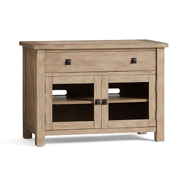 Benchwright TV Stand, Seadrift, Small | Pottery Barn