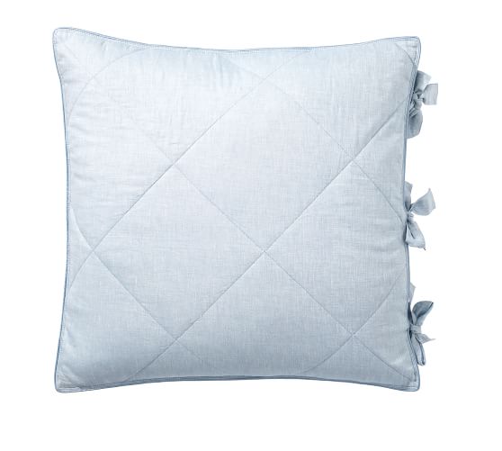 Linen Silk Comforter & Sham Pottery Barn