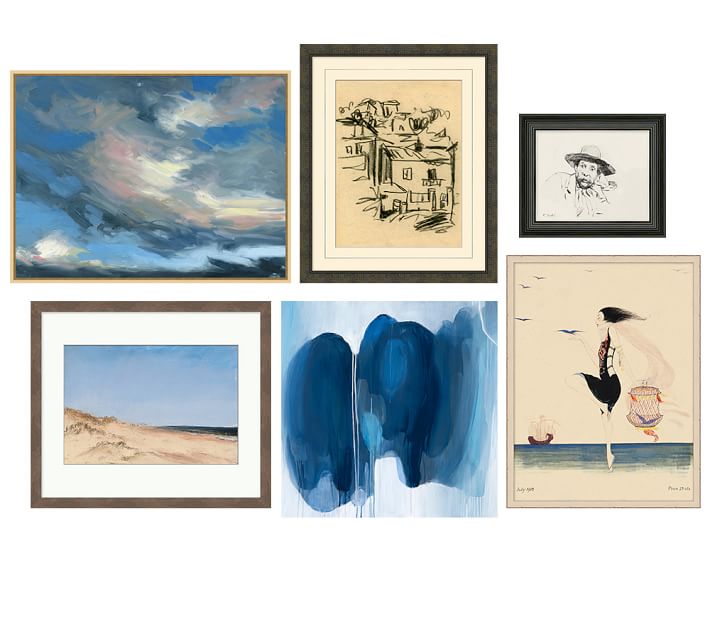 Living Room Art livingroom art gallery in a box | pottery barn Living Room Art livingroom art gallery in a box | pottery barn