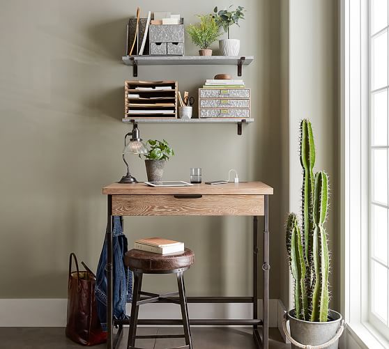 Brokers Galvanized Multi Desk Organizer Pottery Barn