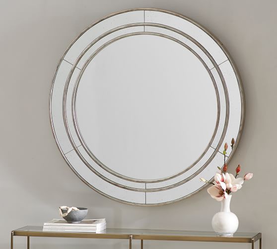Marlena Antique Mirror Round Pottery Barn