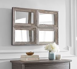 Gray Wall Mirror wall mirrors & decorative mirrors | pottery barn Gray Wall Mirror wall mirrors & decorative mirrors | pottery barn