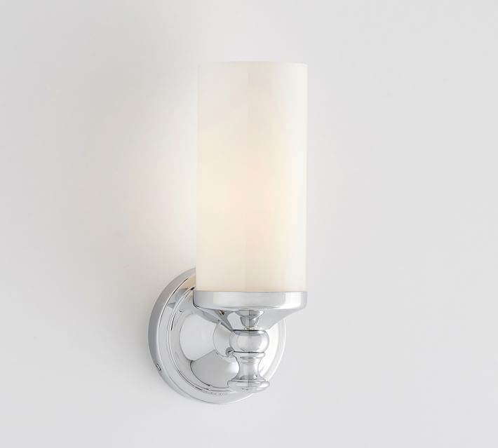 Bathroom Sconces Pottery Barn mercer single tube sconce | pottery barn Bathroom Sconces Pottery Barn mercer single tube sconce | pottery barn