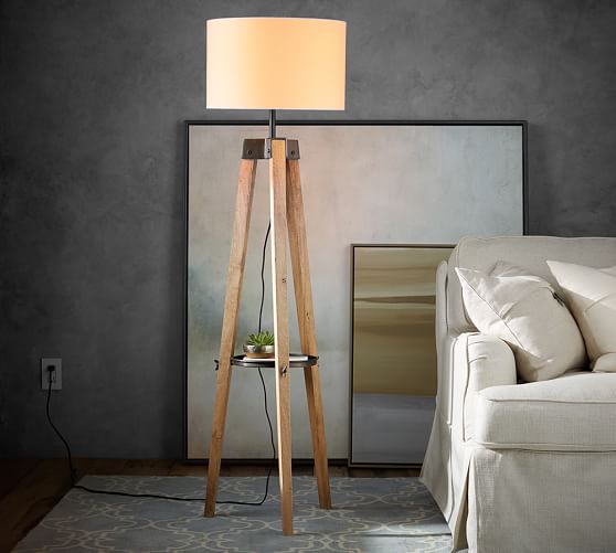 Tripod Lamp Pottery Barn Acrylic Tripod Table Lamp | Pottery Barn