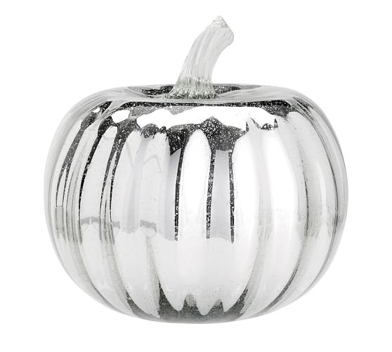 Recycled Glass Mercury Pumpkins | Pottery Barn