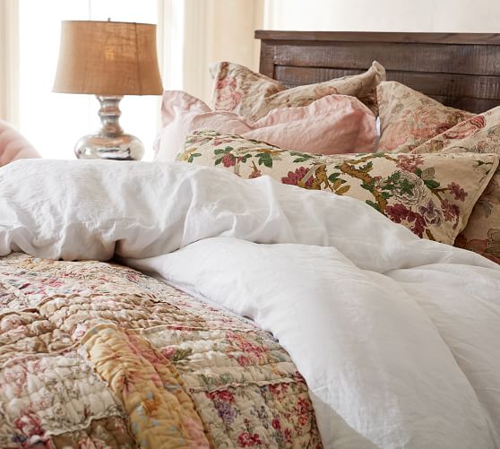 Madelyn Reversible Floral Patchwork Quilt & Sham Pottery Barn