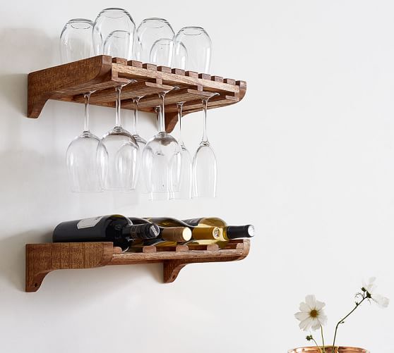 Harlow WallMounted Wine Storage Pottery Barn