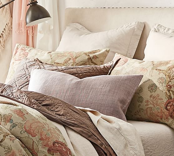 Libeco Linen Lumbar Pillow Cover Pottery Barn