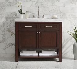 Bathroom Vanity With Sinks bathroom vanities & sink consoles | pottery barn Bathroom Vanity With Sinks bathroom vanities & sink consoles | pottery barn