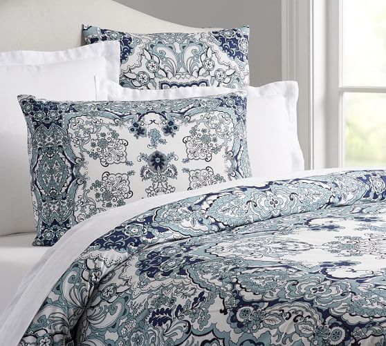 Maria Organic Duvet Cover & Sham Pottery Barn