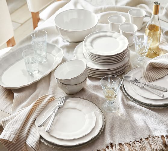 Charlotte 16Piece Dinnerware Set Pottery Barn