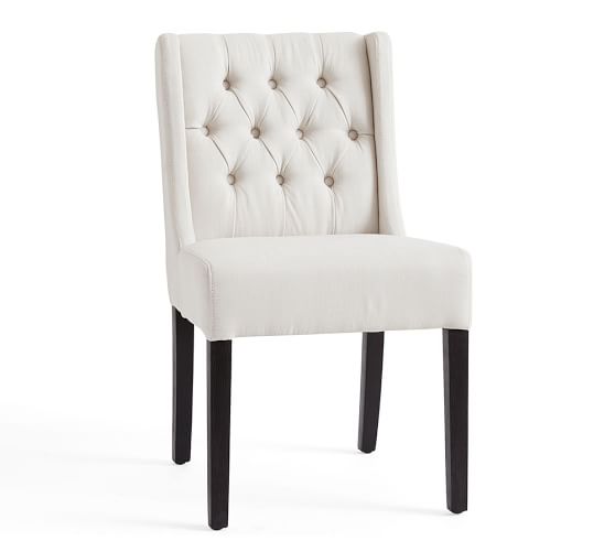 Sorrel Tufted Upholstered Dining Chair Pottery Barn