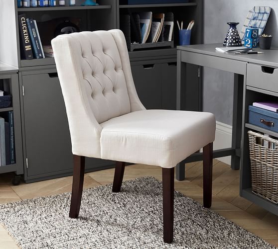 Sorrel Tufted Upholstered Dining Chair Pottery Barn