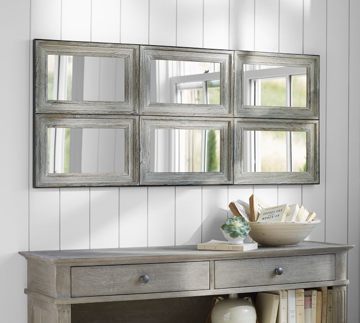 Gray Wall Mirror aiden large wall mirror | pottery barn Gray Wall Mirror aiden large wall mirror | pottery barn