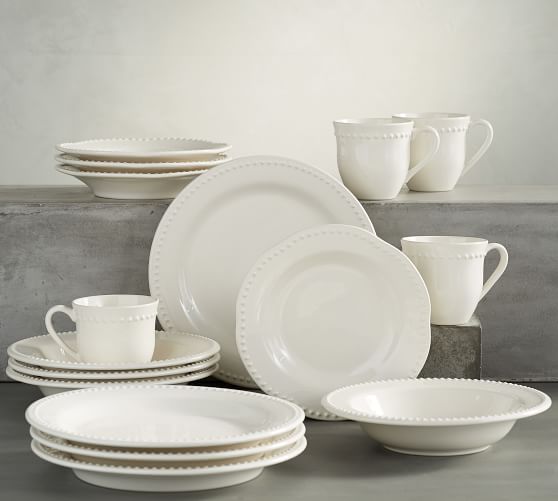 Emma 16Piece Dinnerware Set Pottery Barn