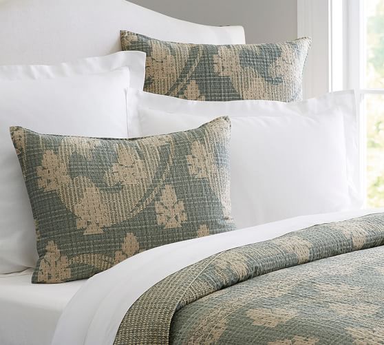 Anya Organic Quilt & Sham Pottery Barn