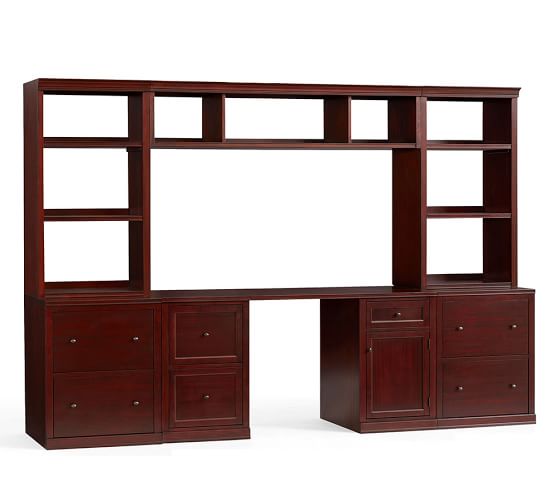 Logan Small Office Suite with File & Bridge Pottery Barn
