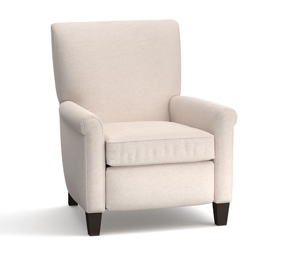 Irving Upholstered Recliner Pottery Barn