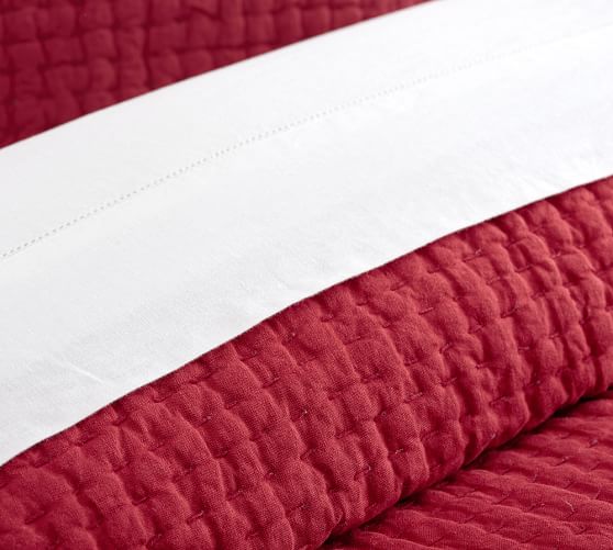 PickStitch Handcrafted Quilt & Sham Pottery Barn