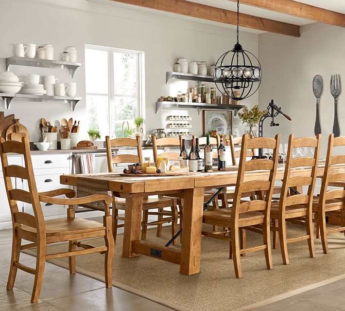 Dining Room Tables Pottery Barn benchwright extending dining table, vintage spruce | pottery barn Dining Room Tables Pottery Barn benchwright extending dining table, vintage spruce | pottery barn