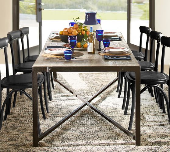 Dining Room Tables Pottery Barn clint reclaimed wood fixed dining table | pottery barn Dining Room Tables Pottery Barn clint reclaimed wood fixed dining table | pottery barn
