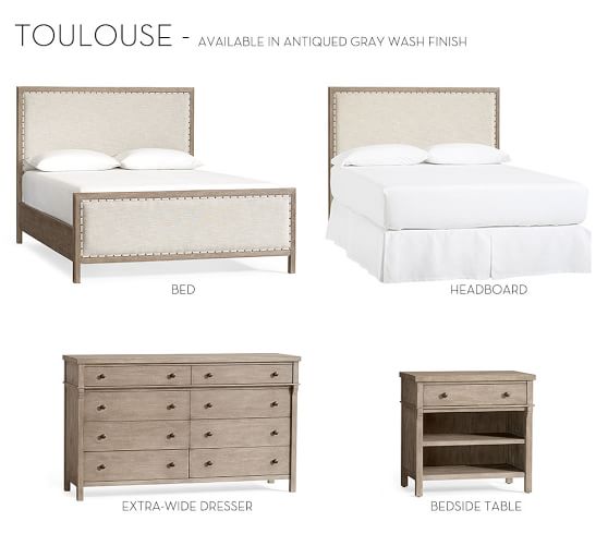 Toulouse Wood Bed Pottery Barn