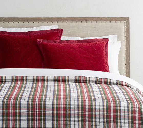 Denver Plaid YarnDyed Duvet Cover & Sham Pottery Barn