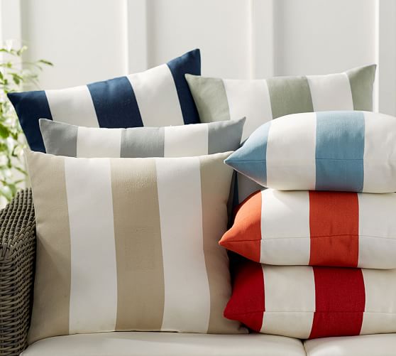 PB Classic Stripe Indoor/Outdoor Pillow | Pottery Barn PB Classic Stripe Indoor/Outdoor Pillow | Pottery Barn