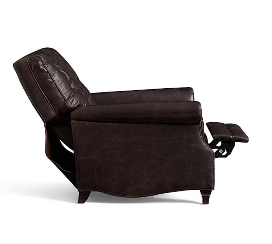 Patterson Leather Recliner | Pottery Barn