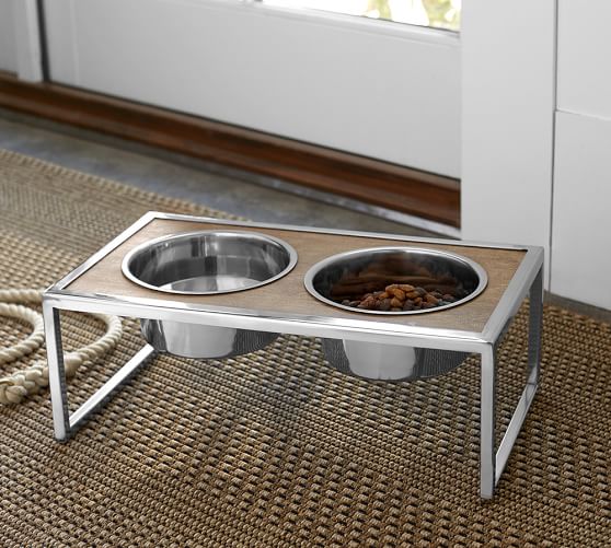 Madison Pet Bowl & Stand Pottery Barn