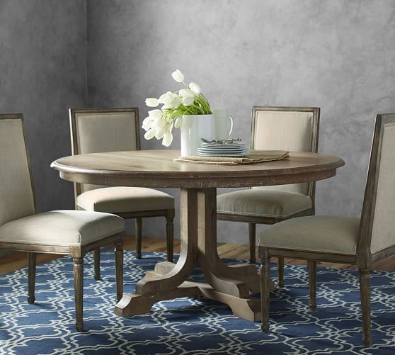 Dining Room Tables Pottery Barn linden fixed pedestal table | pottery barn Dining Room Tables Pottery Barn linden fixed pedestal table | pottery barn