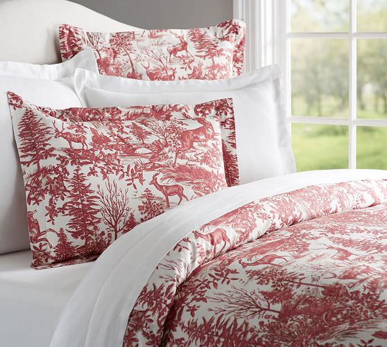 Alpine Toile Duvet Cover & Sham Pottery Barn
