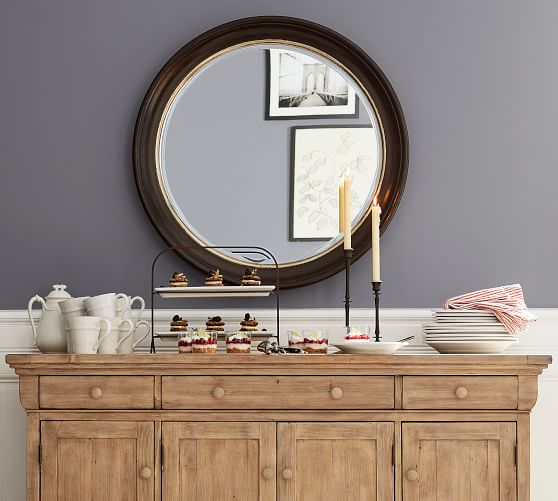 Brussels Round Mirror Pottery Barn