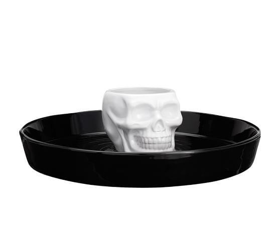 Skull Chip and Dip Pottery Barn